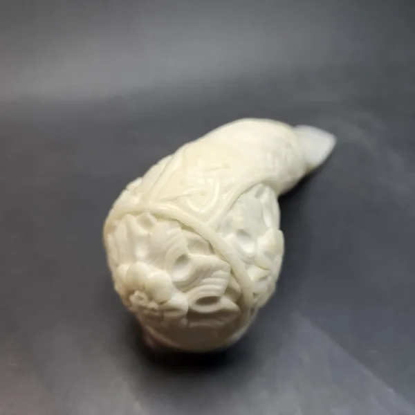 MBSD Meerschaum Spigot, Triple Mounted Silver, Block Meerschaum Pipe [SOLD OUT] - Image 11
