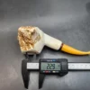 MBSD Meerschaum Jumbo Natural, Freehand Block Meerschaum Pipe, Briar-Mortise - Image 11