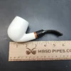 MBSD Meerschaum Deluxe, Marble Billiard Apple Block Meerschaum Pipe, Briar-Mortis [SOLD OUT] - Image 11