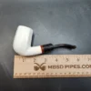 MBSD Meerschaum Deluxe Stacked Panel Block Meerschaum Pipe - Image 11