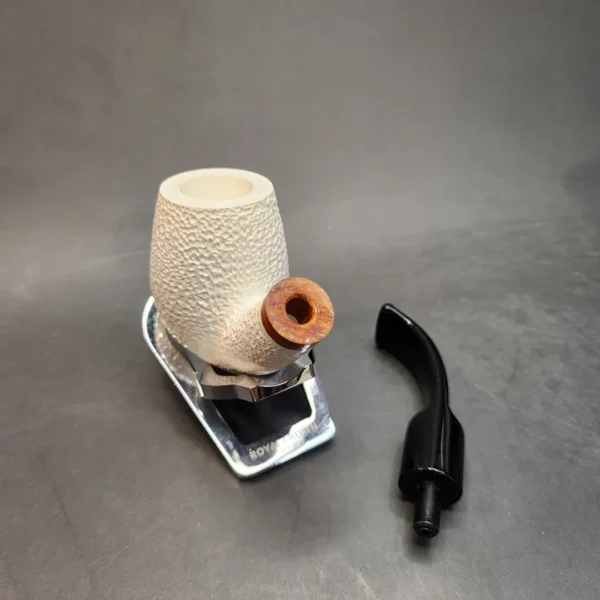MBSD Meerschaum Deluxe, Bent Apple Block Meerschaum Pipe, Briar-Mortis [SOLD OUT] - Image 12