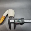 MBSD Meerschaum Deluxe, Bent Apple Block Meerschaum Pipe, Briar-Mortis [SOLD OUT] - Image 12