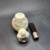 MBSD Meerschaum Spigot, Double Mounted Silver Block Meerschaum Pipe, Fitted Case [SOLD OUT] - Image 14