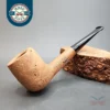 Morgan Pipes Bones, Sandblasted Straight Billiard Briar Pipe, USA [SOLD OUT]