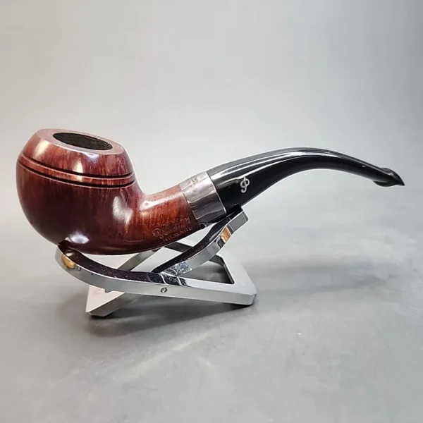 Peterson Kildare Silver 999, Bent Rhodesian Briar Pipe, P-Lip [SOLD OUT] - Image 4