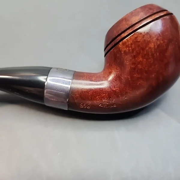 Peterson Kildare Silver 999, Bent Rhodesian Briar Pipe, P-Lip [SOLD OUT] - Image 11