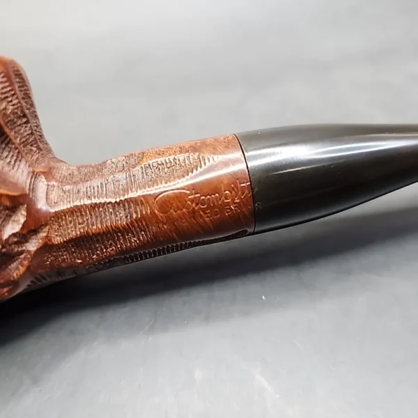 Custombilt Partially Rusticated Straight Pot Briar Pipe, Unsmoked [SOLD OUT] - Image 3