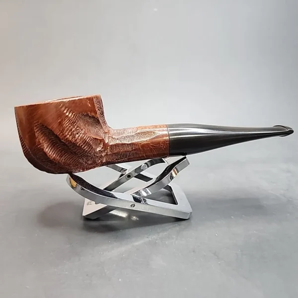 Custombilt Partially Rusticated Straight Pot Briar Pipe, Unsmoked [SOLD OUT] - Image 6