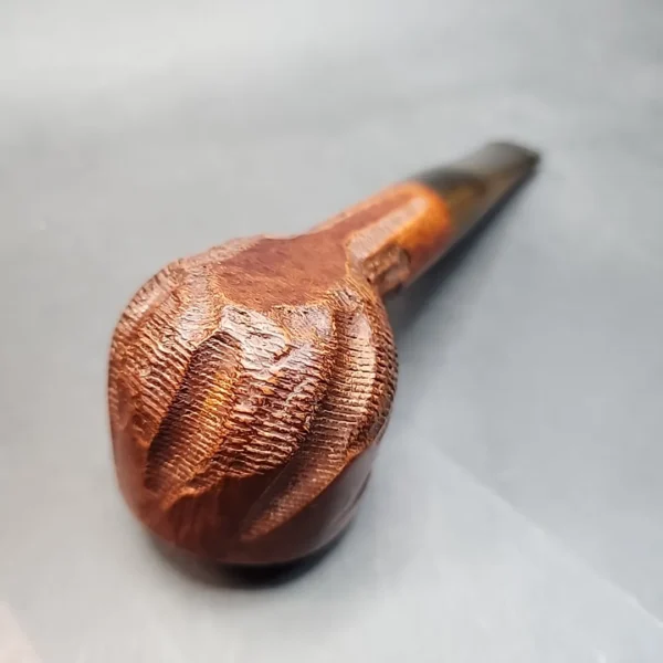 Custombilt Partially Rusticated Straight Pot Briar Pipe, Unsmoked [SOLD OUT] - Image 10