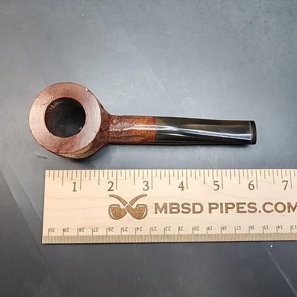 Custombilt Partially Rusticated Straight Pot Briar Pipe, Unsmoked [SOLD OUT] - Image 11