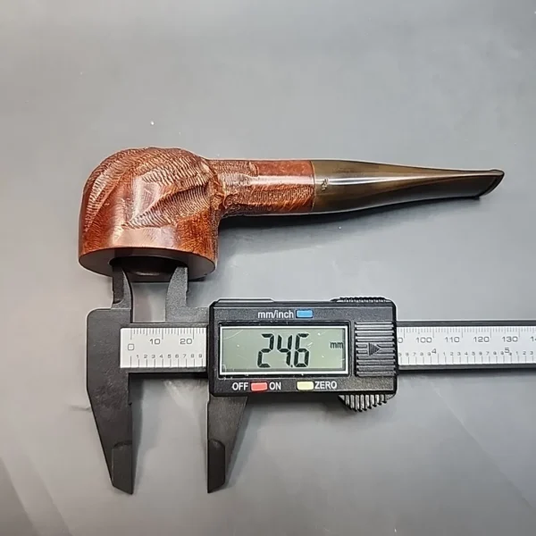 Custombilt Partially Rusticated Straight Pot Briar Pipe, Unsmoked [SOLD OUT] - Image 12