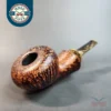 Sean Reum Pipes, High Contrast Eggshell Acorn Handmade Estate Briar Pipe, 9mm, American Estates [SOLD OUT]