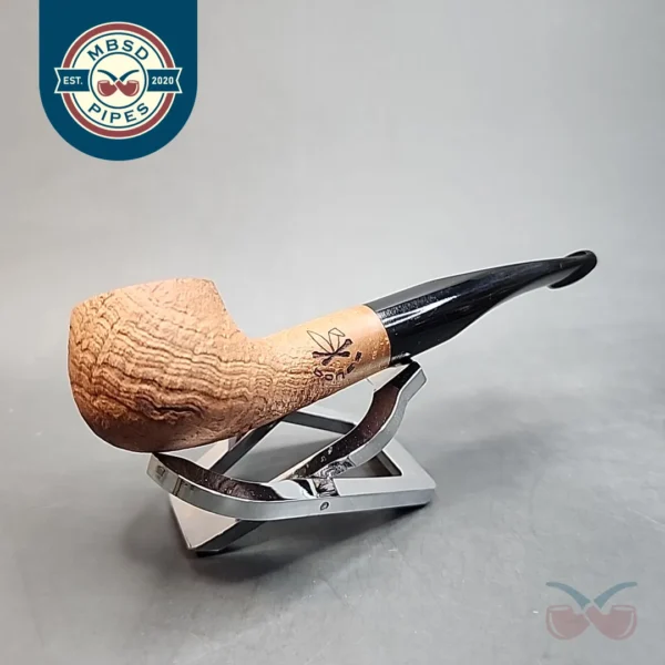 Morgan Pipes Bones, Slightly Bent Apple Briar Pipe, New [SOLD OUT]
