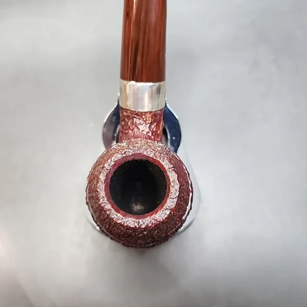 Peterson Irish Harp Sandblasted 999, Bent Rhodesian Briar Pipe, Fishtail [SOLD OUT] - Image 5