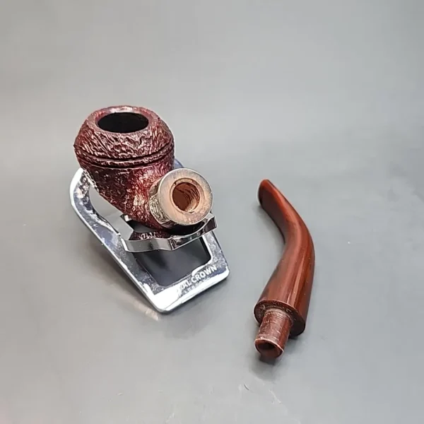 Peterson Irish Harp Sandblasted 999, Bent Rhodesian Briar Pipe, Fishtail [SOLD OUT] - Image 10
