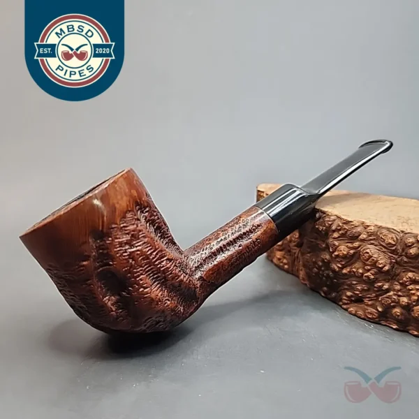 Custombilt Partially Rusticated Loavt, Estate Briar Pipe [SOLD OUT]