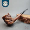 Custombilt Partially Rusticated Straight Billiard Estate Briar Pipe [SOLD OUT]