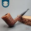 Charatans Make Relief Grain Sandblasted Dublin Briar Pipe, English Estates (Lane Era)