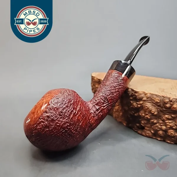 Nathan Armentrout Sandblasted Tomato Handmade Briar Pipe, Unsmoked [SOLD OUT]