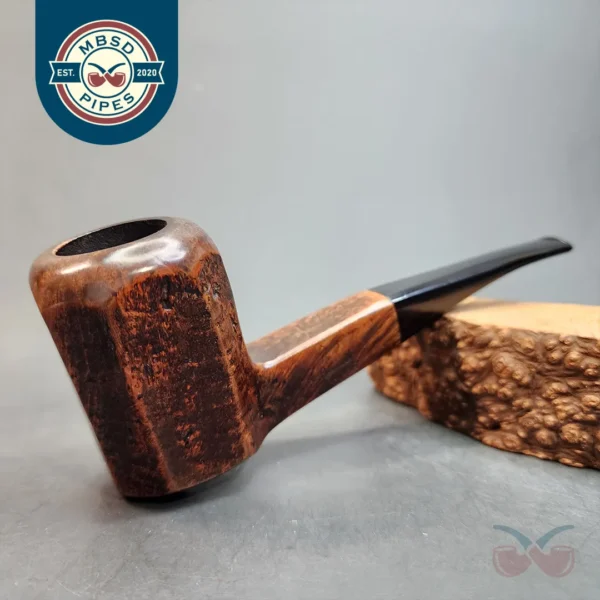 J.M. Boswell Sandblasted Panel Estate Briar Pipe, Unsmoked [SOLD OUT]
