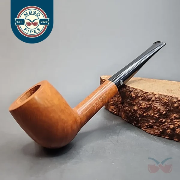 Michel Naturals 124, Straight Billiard Estate Briar Pipe, Unsmoked [SOLD OUT]