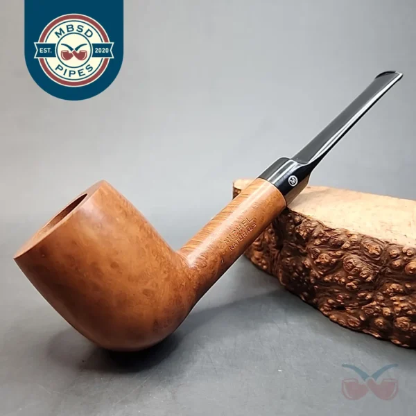 Michel Naturals 9436, Saddle Straight Billiard Estate Briar Pipe, Unsmoked [SOLD OUT]
