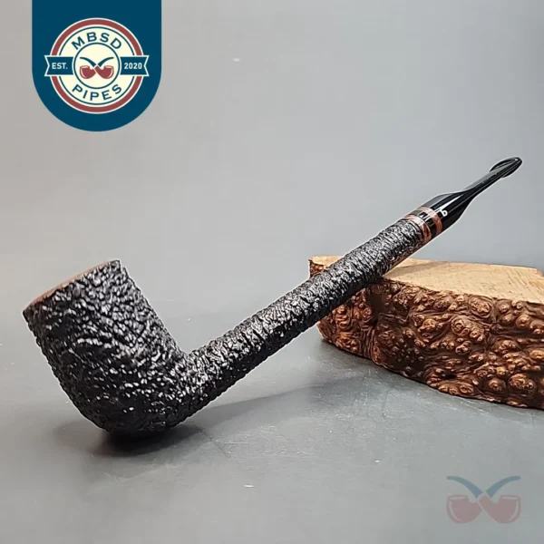Becker One Club Lumberman Rusticated Estate Briar Pipe, Italian Estates [SOLD OUT]