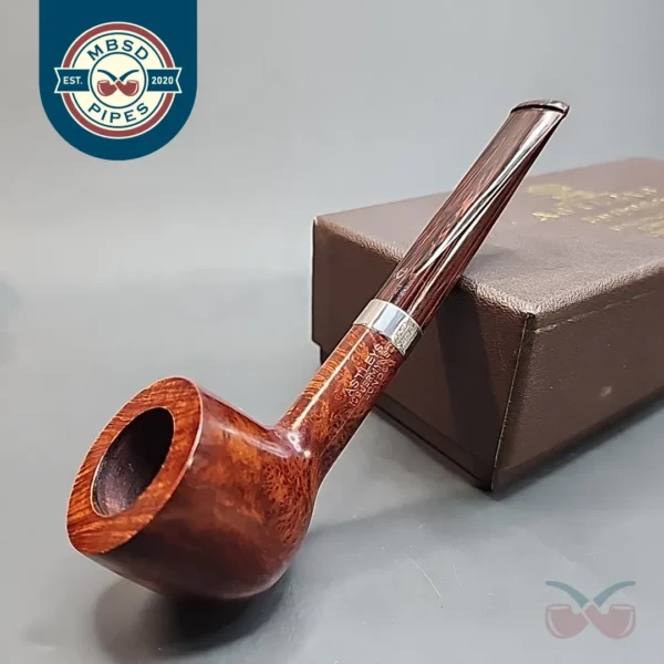 Astleys of London, Les Wood Smooth Pot Estate Briar Pipe, Unsmoked [SOLD OUT]