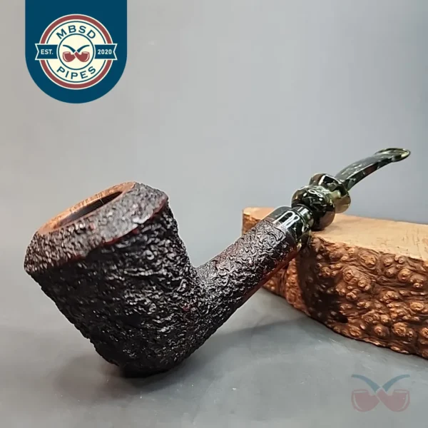 Ardor Urano Rusticated Straight Rhodesian Estate Briar Pipe, Italian Estates [SOLD OUT]