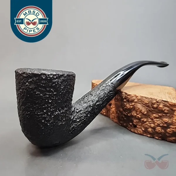 Savinelli Polo Giant 9552 EX, Sandblasted Bent Dublin Estate Briar Pipe [SOLD OUT]