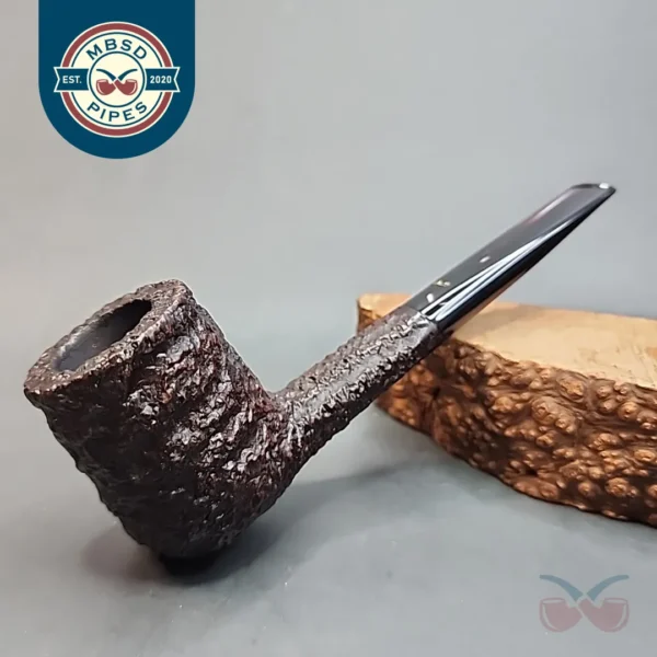 Caminetto Business 118 KS, Rusticated Brandy Estate Briar Pipe, Unsmoked [SOLD OUT]