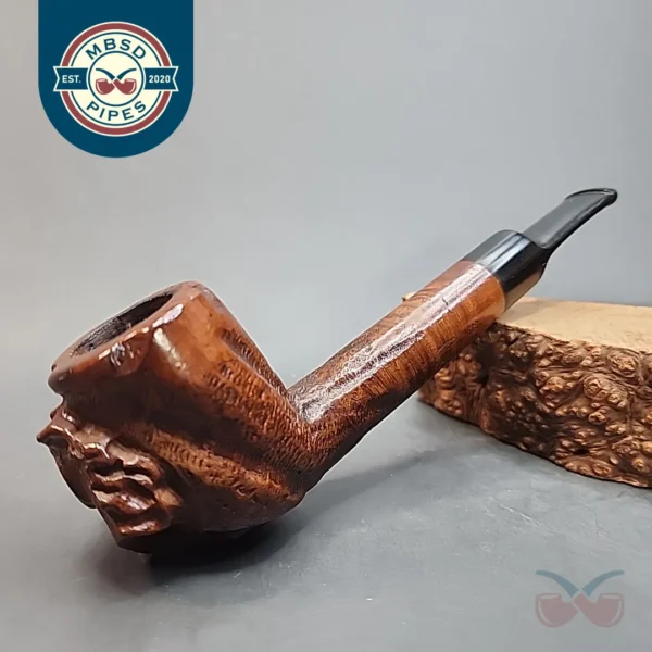 Custombilt Horse Rusticated Canadian Estate Briar Pipe, Rare (Eugene Rich Era) [SOLD OUT]