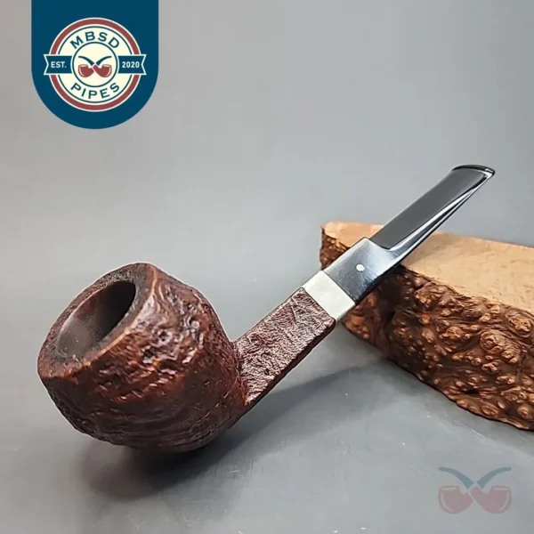 1954 Patent Era Dunhill Tanshell OX Straight Bulldog Estate Briar Pipe, English Estates [SOLD OUT]