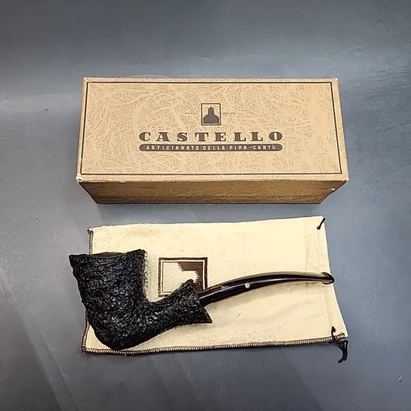Castello Sea Rock KK225 Bent Dublin Estate Briar Pipe [SOLD OUT] - Image 3
