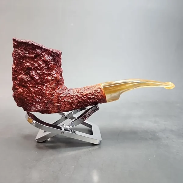Savinelli Estella Rusticated Estate Briar Pipe, Unsmoked [SOLD OUT] - Image 3