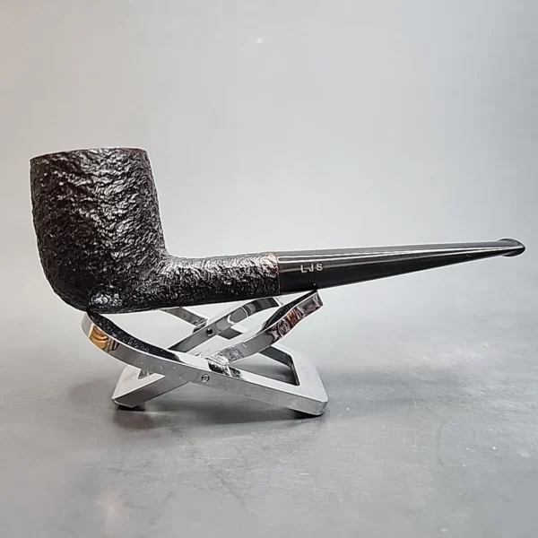 Ferndown Bark, One Star Rusticated Straight Billiard Briar Pipe, English Estates [SOLD OUT] - Image 3