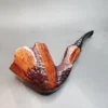 Unsmoked Frasorteret Partially Sandblasted Freehand Estate Briar Pipe, Danish [SOLD OUT] - Image 3