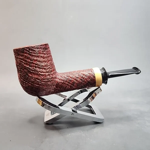 Nathan Armentrout Sandblasted Straight Billiard Estate Briar Pipe [SOLD OUT] - Image 3