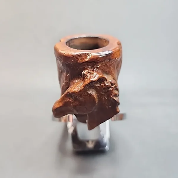 Custombilt Horse Rusticated Canadian Estate Briar Pipe, Rare (Eugene Rich Era) [SOLD OUT] - Image 3