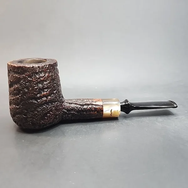 Caminetto Business 101 KS, Rusticated Brandy Estate Briar Pipe [SOLD OUT] - Image 3