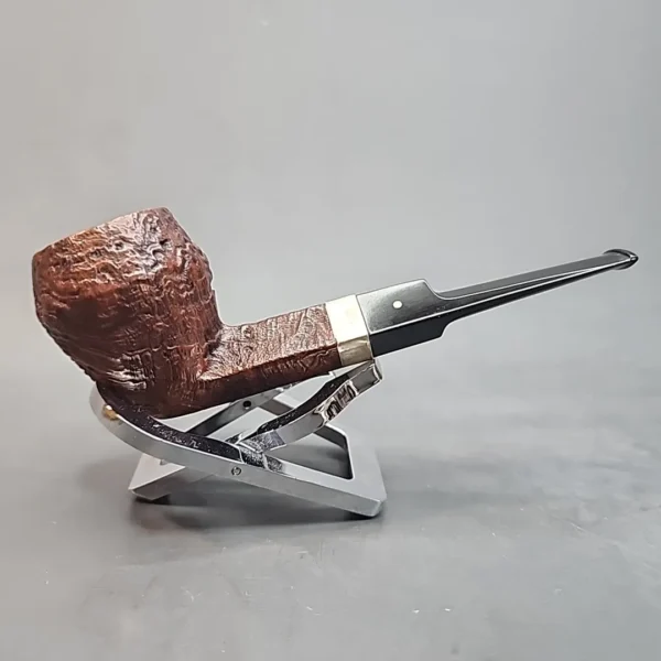1954 Patent Era Dunhill Tanshell OX Straight Bulldog Estate Briar Pipe, English Estates [SOLD OUT] - Image 3
