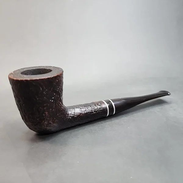 1985 Dunhill Shell 5105 F, Straight Sandblasted Dublin Estate Briar Pipe, 6mm [SOLD OUT] - Image 4