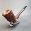 1987 Mike Butera K8 Rusticated Classic Estate Briar Pipe, Unsmoked [SOLD OUT] - Image 4