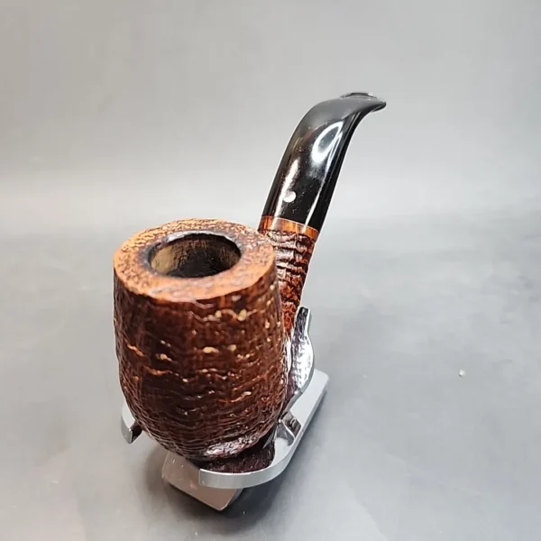 Cesare Ultra Splendida Sandblasted Ring Grain Estate Briar Pipe [SOLD OUT] - Image 4