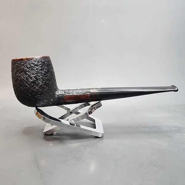 Brakner Antique Hand Cut Straight Apple Estate Briar Pipe [SOLD OUT] - Image 4