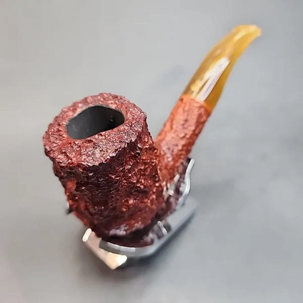 Savinelli Estella Rusticated Estate Briar Pipe, Unsmoked [SOLD OUT] - Image 4
