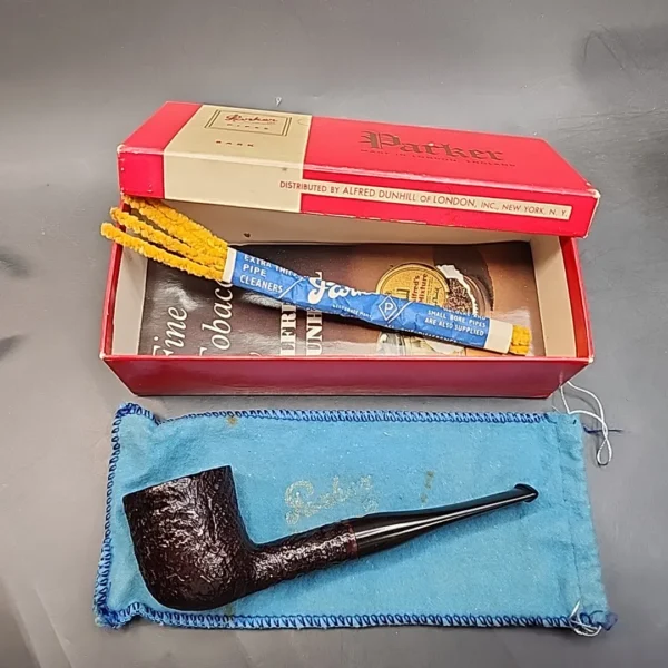 Parker Super Briar Bark 134, Sandblasted Pot Briar Pipe, English Estates [SOLD OUT] - Image 4