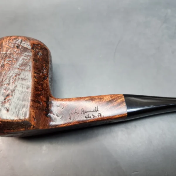 J.M. Boswell Sandblasted Panel Estate Briar Pipe, Unsmoked [SOLD OUT] - Image 4