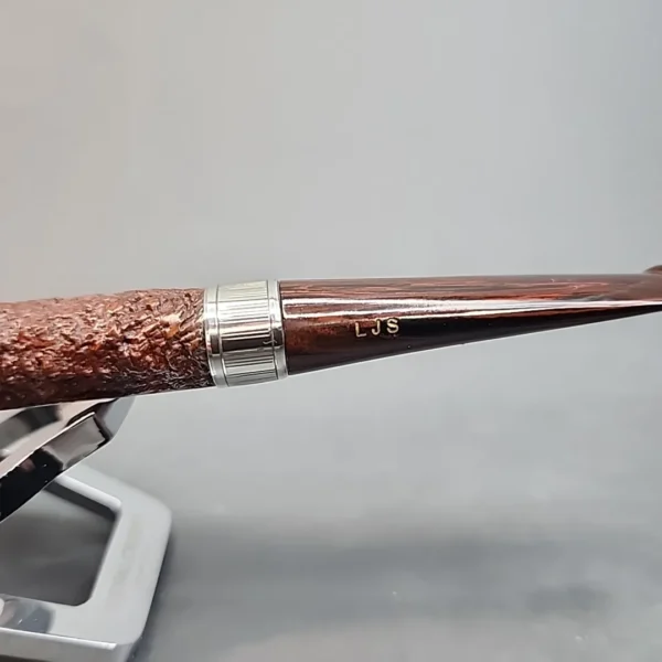 Ferndown Antique Bark, Les Wood Rusticated Canadian Estate Briar Pipe, Unsmoked [SOLD OUT] - Image 4