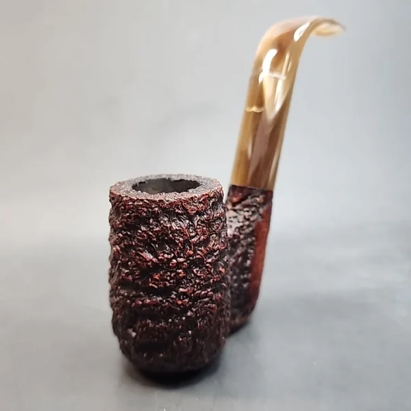 Caminetto Business 151 KS, Rusticated Oom Paul Briar Pipe, Italian Estates [SOLD OUT] - Image 4